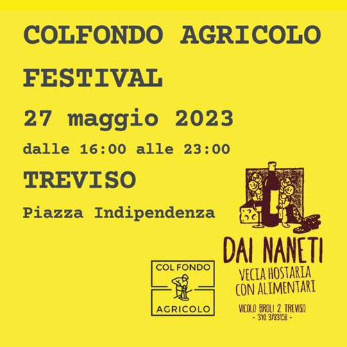 Ceotto Vini presente a ColFondo Agricolo Festival - 27 Maggio 2023